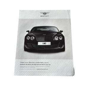 Bentley Advertisement 2015‎ Car Automobile Ad British Flying Spur V12 Luxury